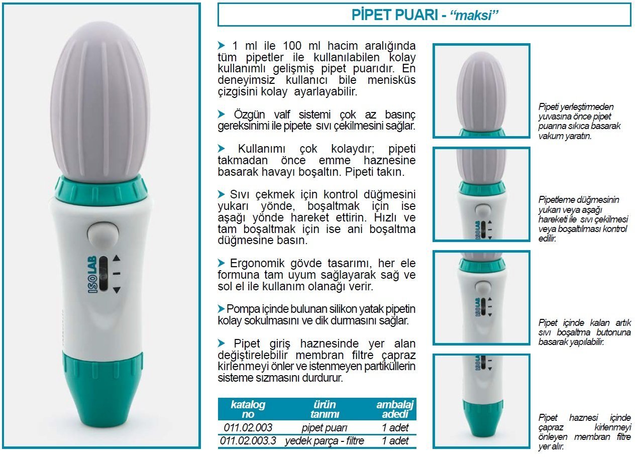 isolab pipet pompası