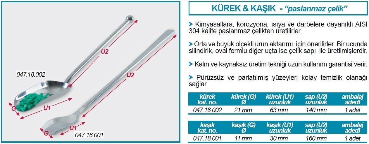 ISOLAB Kaşık - Paslanmaz Çelik