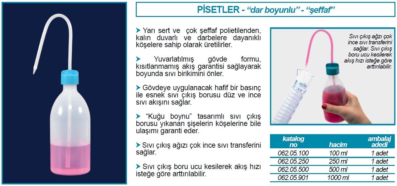 İSOLAB 062.05.100 piset