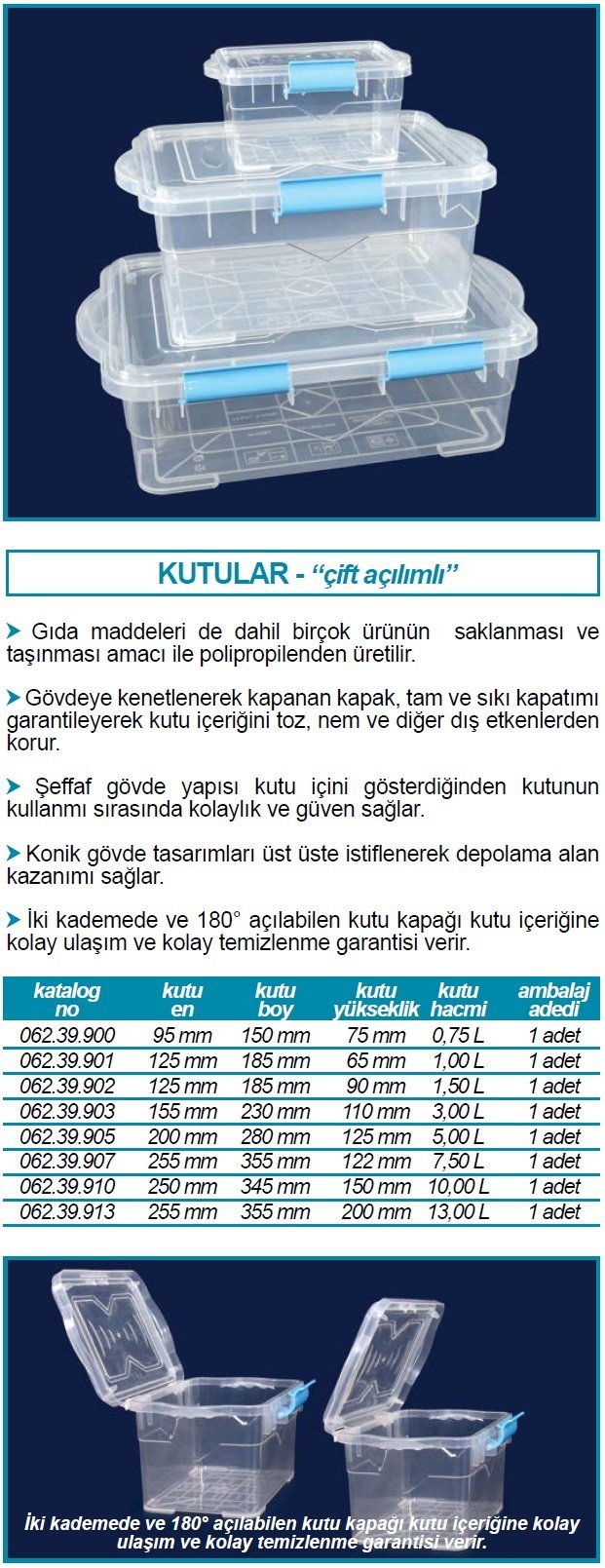 İSOLAB 062.39.900 saklama kutusu