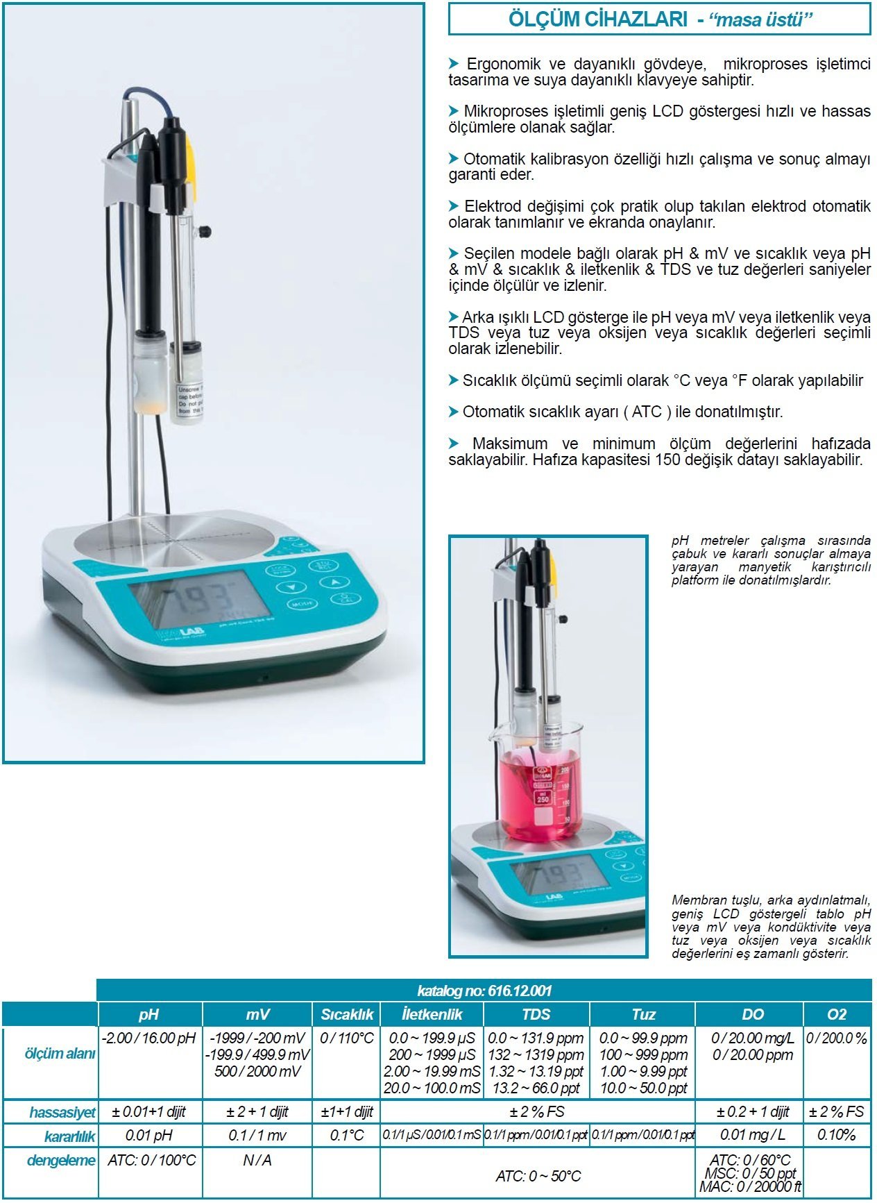 İSOLAB 616.12.001 ölçüm cihazı