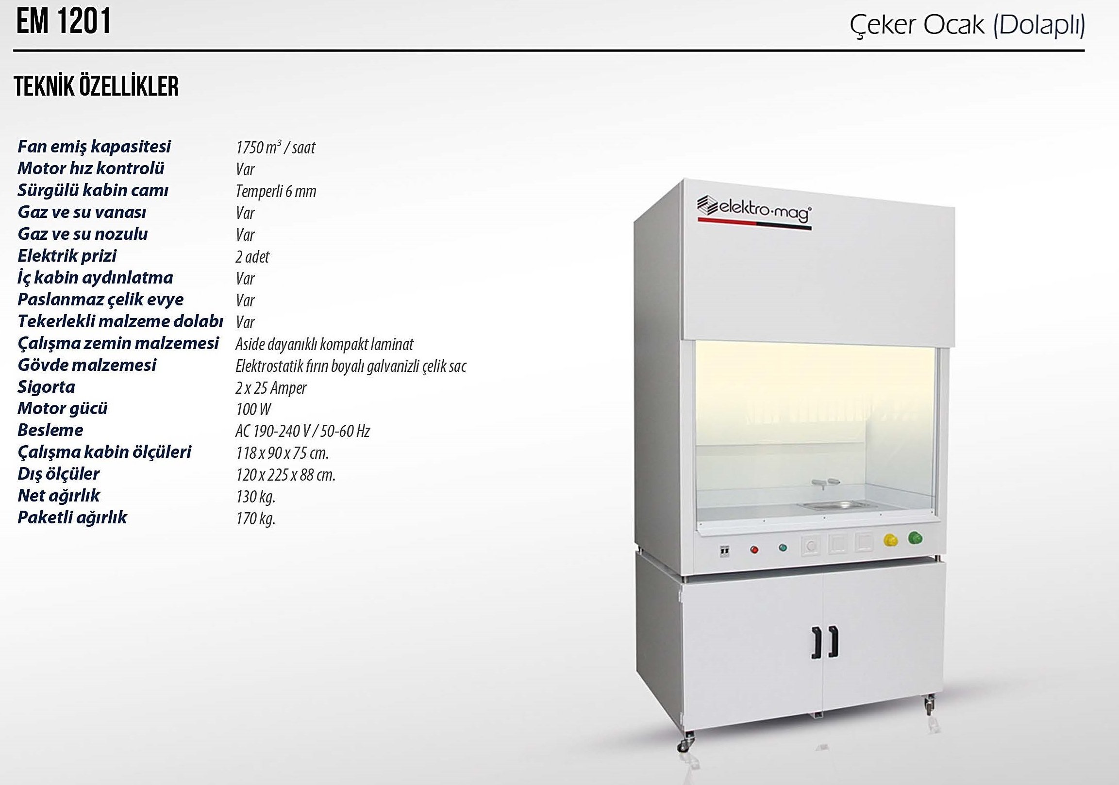 EM1201 Ayaklı elektromag