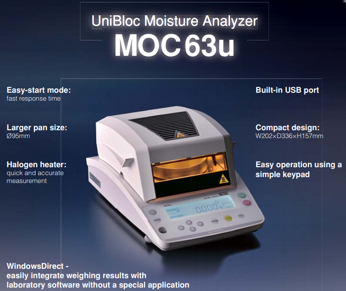 Shimadzu nem tayin cihazı unibloc moc63